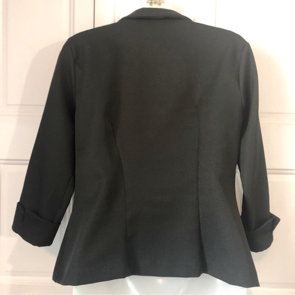 M Collection Vintage Black Fitted Blazer size 7/8 - Picture 2 of 6